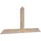 Ekena Millwork Portland Smooth Timber Gable Bracket, Douglas Fir, 48"W x 22"H x 1 1/2"D x 3 1/2"F, 11/12 Pitch GBW048X22X0204POR00SDF - alternate 4